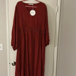 Rusty Dusty plus dress